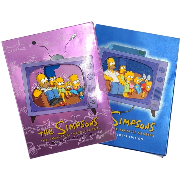 DVD 📀 The Simpsons: Season 3 & 4 {1991-1993 episodes) - Picture 1 of 6